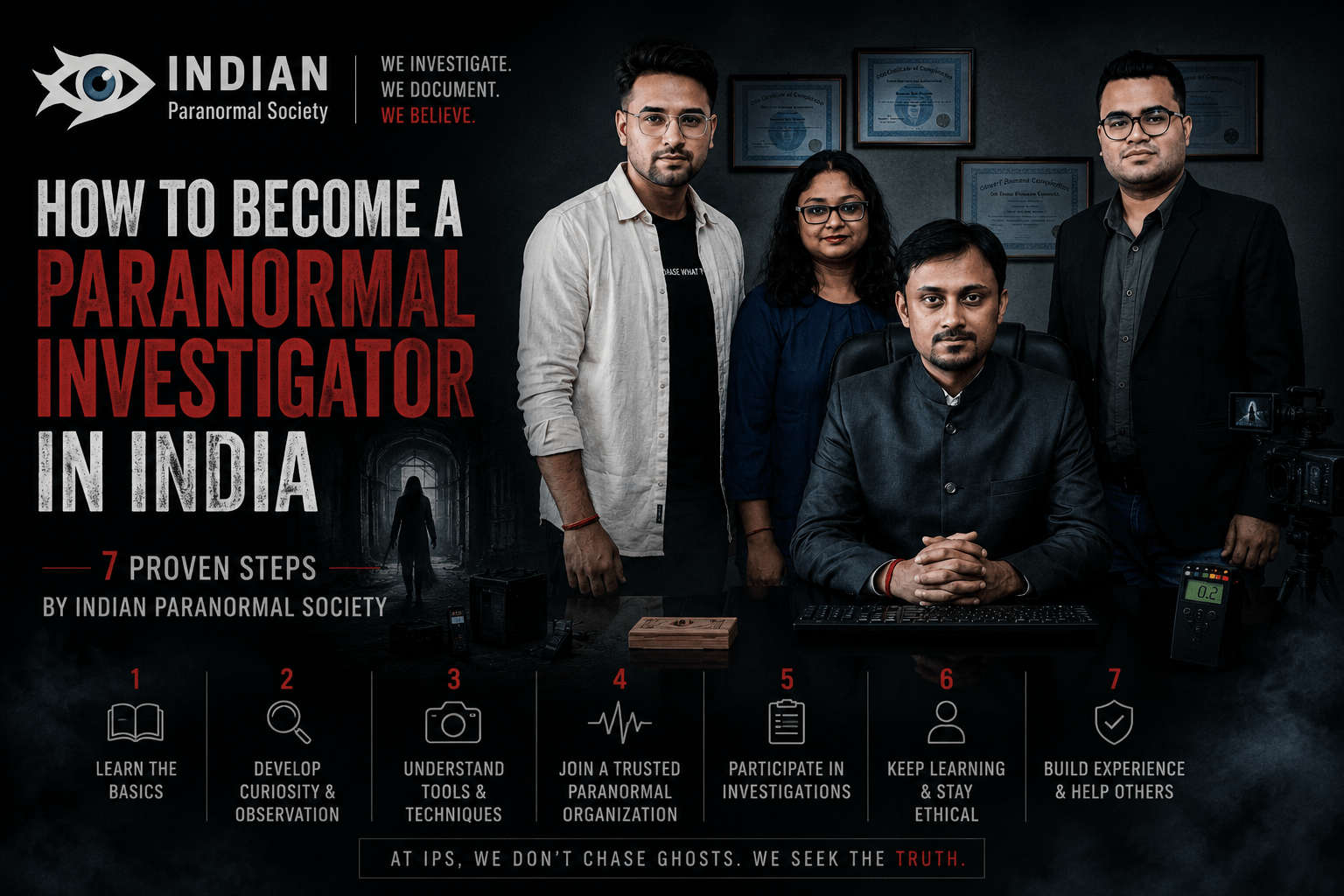 How to become a paranormal investigator in India