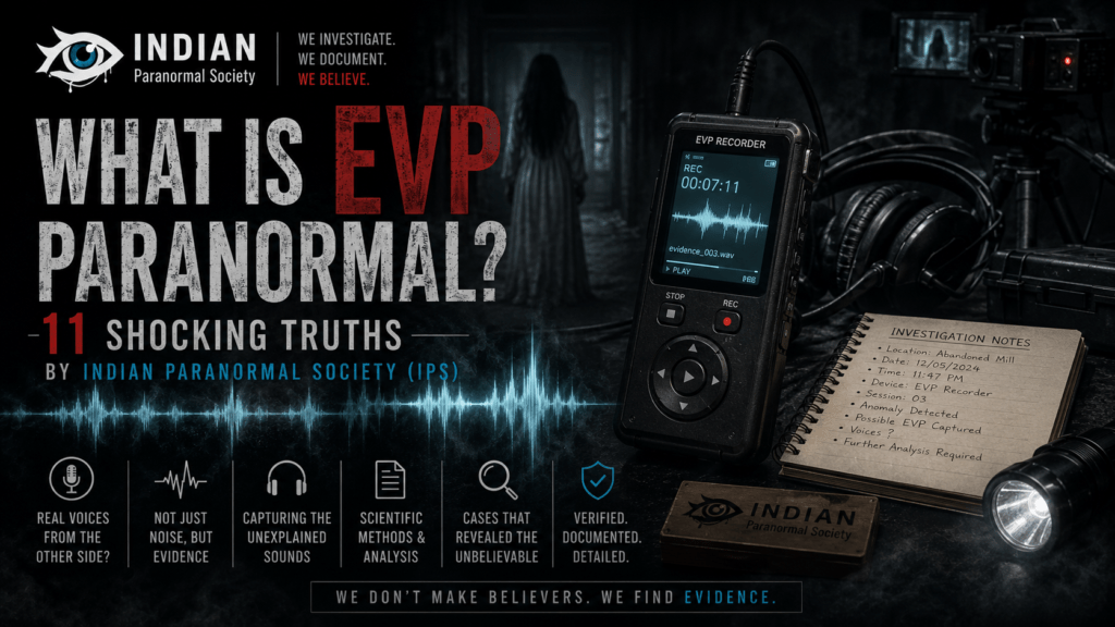 what is EVP paranormal India